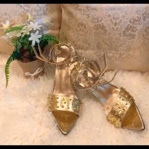 Liliana Gold Heels